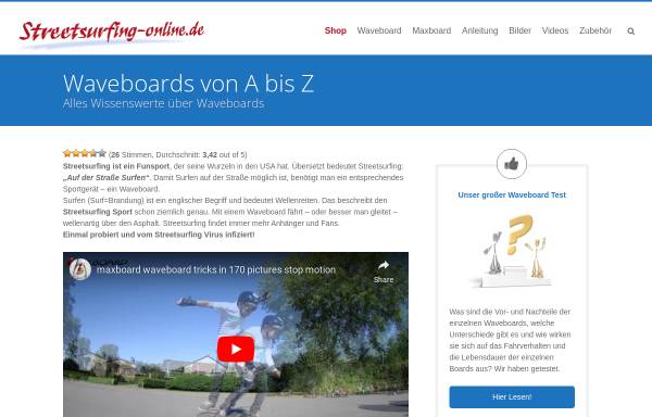 Streetsurfing Waveboard – Das Wave-Board für garantierten Fahrspass