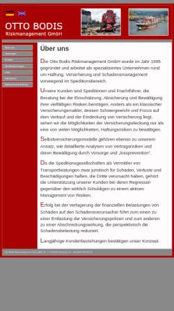 Vorschau der mobilen Webseite bodisriskmanagement.de, Otto Bodis GmbH & Co. KG