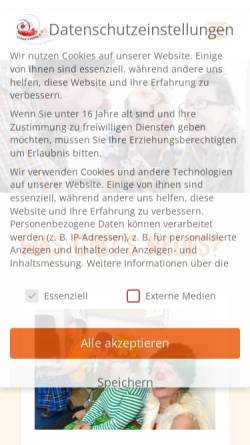 Vorschau der mobilen Webseite www.clownsvisite.de, Clownsvisite e.V.