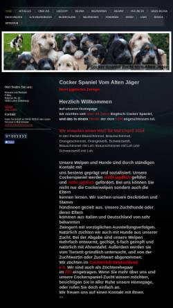 Vorschau der mobilen Webseite www.cockerspanielwelpen.de, Vom Alten Jäger