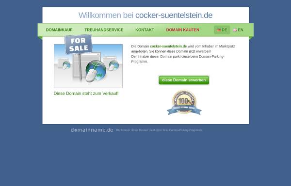 Vorschau von www.cocker-suentelstein.de, Vom Süntelstein