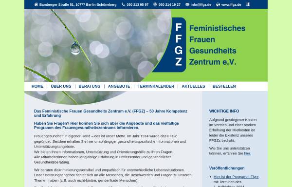 FFGZ - Feministisches Frauen Gesundheitszentrum Berlin e.V.