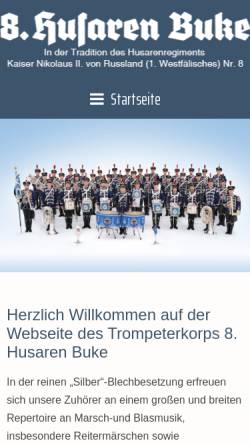 Trompeterkorps der 8. Husaren Buke
