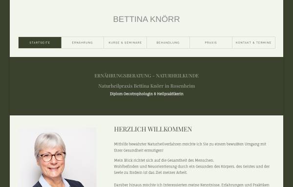 Vorschau von www.bettina-knoerr.de, Bettina Knörr