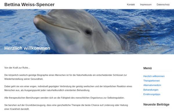 Vorschau von www.hp-weiss-spencer.de, Bettina Weiss-Spencer