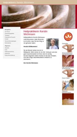 Vorschau der mobilen Webseite www.heilpraktikerin-wichmann.de, Kerstin Wichmann