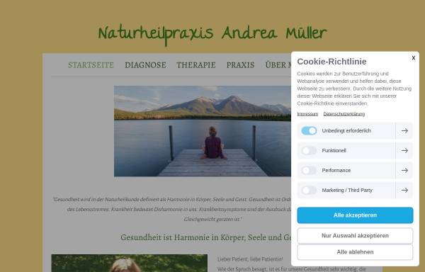 Vorschau von www.naturheilpraxis-andrea-mueller.de, Naturheilpraxis Andrea Mueller
