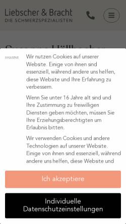 Vorschau der mobilen Webseite schmerzfrei-bayreuth.de, Naturheilpraxis im Rosenparnk