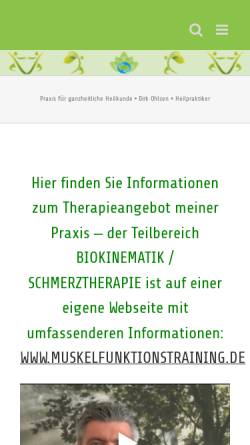 Vorschau der mobilen Webseite www.ganzheitliche-heilkunde.info, Praxis für Ganzheitliche Heilkunde