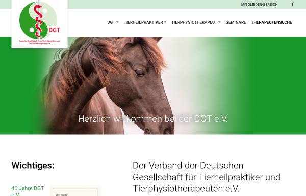 DGT e.V. - Deutsche Gesellschaft der Tierheilpraktiker und Tierphysiotherapeuten e.V.