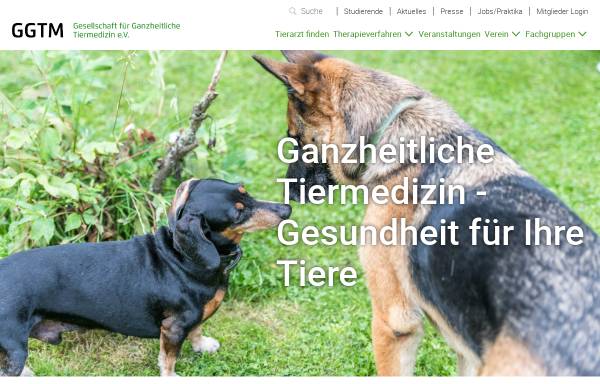 Vorschau von www.ggtm.de, Gesellschaft für ganzheitliche Tiermedizin