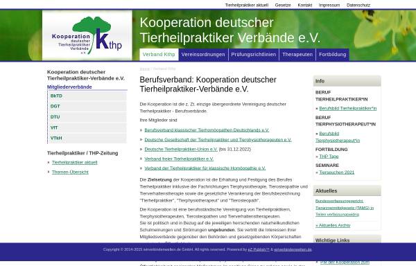 Kooperation deutscher Tierheilpraktiker-Verbände e.V.