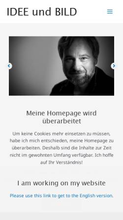 Vorschau der mobilen Webseite www.ideeundbild.de, Sito Schlingensiepen