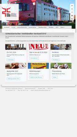 Vorschau der mobilen Webseite www.viehhandel-schweiz.ch, Schweizerischer Viehhändler-Verband