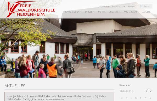 Vorschau von www.waldorfschule-heidenheim.de, Freie Waldorfschule Heidenheim