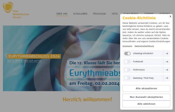 Vorschau von www.fwsloe.de, Freie Waldorfschule Lörrach