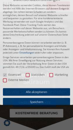 Vorschau der mobilen Webseite www.regensburger-gmbh.at, Regensburger GmbH