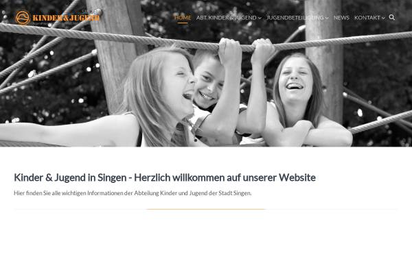 Vorschau von www.kinder-jugend-singen.de, Stadtjugendpflege Singen
