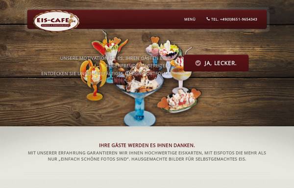 Vorschau von www.eis-cafe.de, Eis-Cafe.de Eiskarten und Eisfotos by Public Tools, Inh. Stephan Daniel