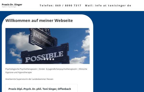 Vorschau von www.tonisinger.de, Soziale Kompetenz spielerisch lernen