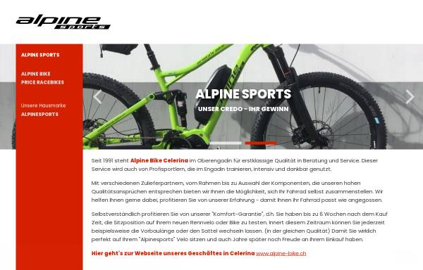 Vorschau von www.alpinesports.ch, Alpine Sports Celerina