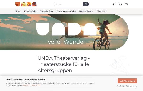 Vorschau von www.unda.at, UNDA Verlag für Theaterstücke