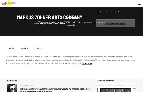 Vorschau von www.zohnertheater.ch, Markus Zohner Theater Compagnie