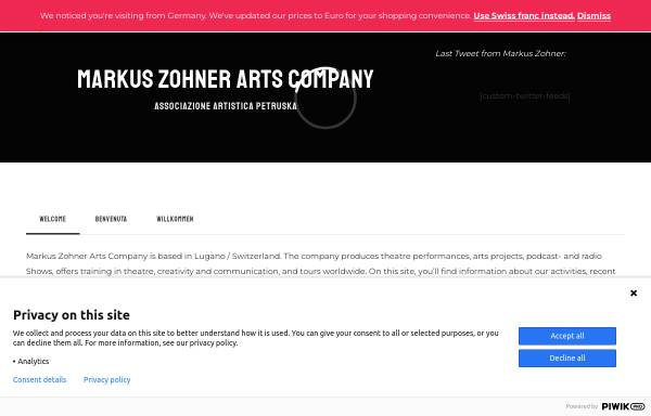 Markus Zohner Theater Compagnie