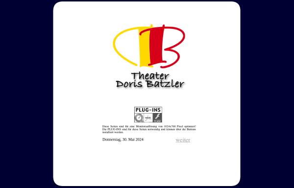 Vorschau von www.doris-batzler.info, Theater Doris Batzler