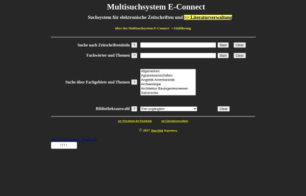 Multisuchsystem E-Connect