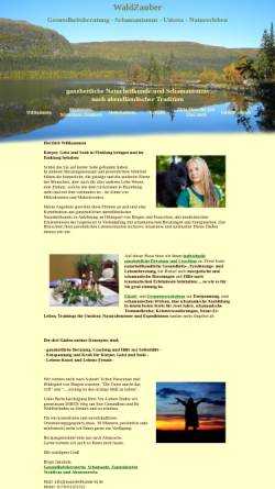 Vorschau der mobilen Webseite naturheilkunde-bj.de, WaldZauber - Gesundheitsberatung