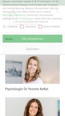 Vorschau der mobilen Webseite www.psychologische-praxis-ffm.de, Gesundheitspraxis Frankfurt am Main