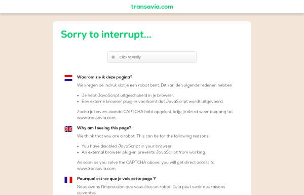 Vorschau von www.transavia.com, Transavia Airlines C.V.
