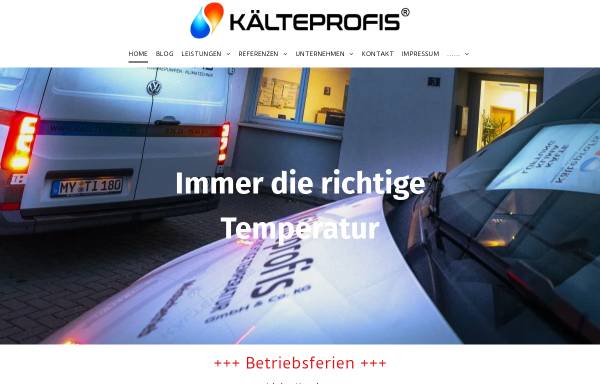 Vorschau von www.kaelteprofis.de, Die Kälteprofis Mack & Hoidis