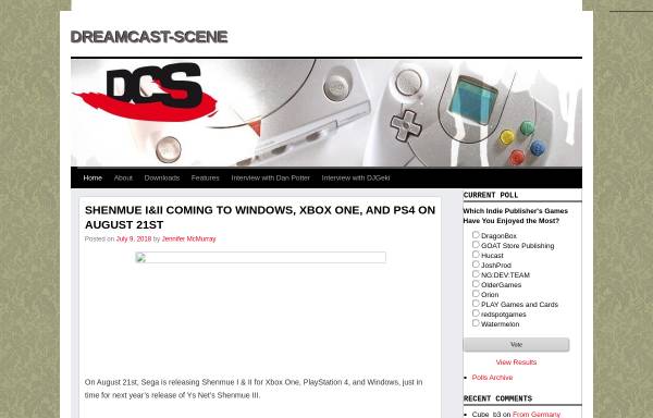 Vorschau von www.dreamcast-scene.com, Dreamcast-Scene