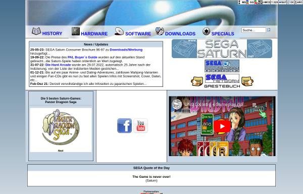 Vorschau von www.sega-saturn.net, Sega-Saturn.net