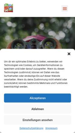 Vorschau der mobilen Webseite heilpaedpraxisvision.de, Heilpädagogische Praxis Vision - Silke Damisch