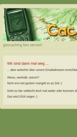 Vorschau der mobilen Webseite www.cache-test-dummies.de, Cache Test Dummies
