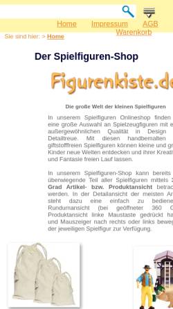 Vorschau der mobilen Webseite www.figurenkiste.de, Figurenkiste, Andreas Singer und Marco Baldauf GbR
