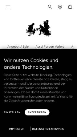Vorschau der mobilen Webseite ullis-puppenstube.de, Ullis Puppenstube