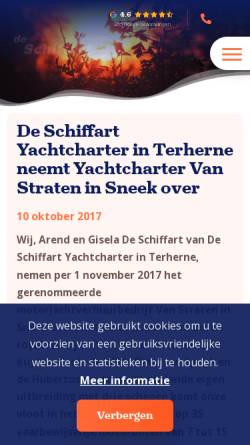 Vorschau der mobilen Webseite www.yachtcharter-vanstraten.nl, Yachtcharter van Straten