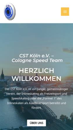 Vorschau der mobilen Webseite www.cstkoeln.de, CST Köln e.V.