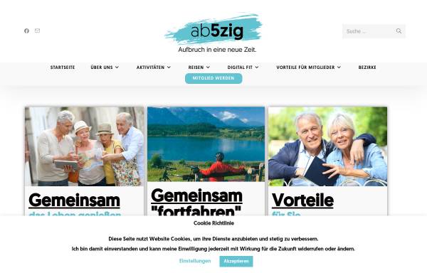 Vorschau von www.ab5zig.at, Wiener Seniorenbund