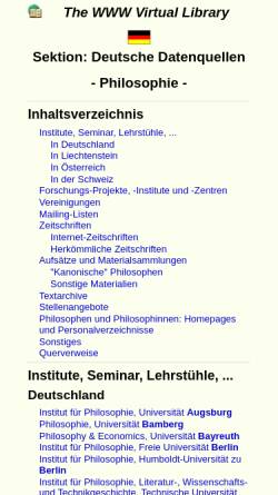 Vorschau der mobilen Webseite www.philo.de, Deutsche Datenquellen: Philosophie