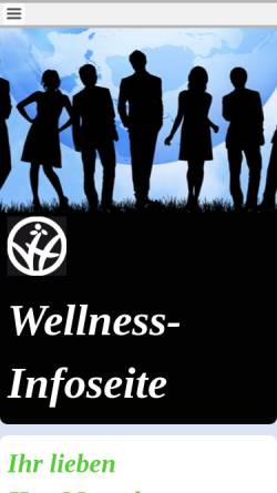 Vorschau der mobilen Webseite www.wellness-infoseite.de, Gesundheit, Schönheit und Wellness