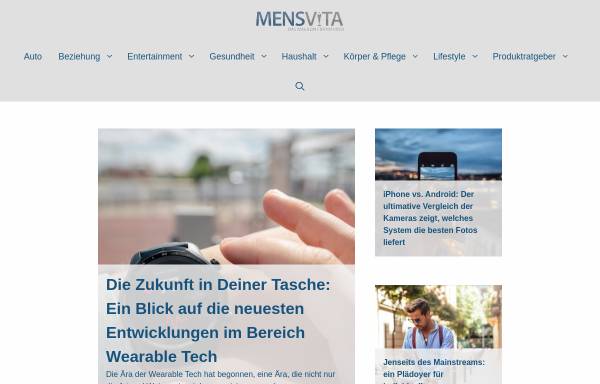 Vorschau von www.mensvita.de, Mensvita - Anti Aging für Männer