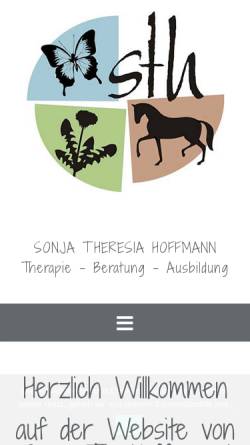Vorschau der mobilen Webseite sonja-th-hoffmann.de, Sonja Th. Hoffmann