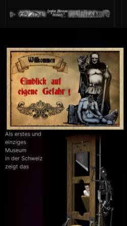 Vorschau der mobilen Webseite www.henkermuseum.ch, Sissach, Henkermuseum