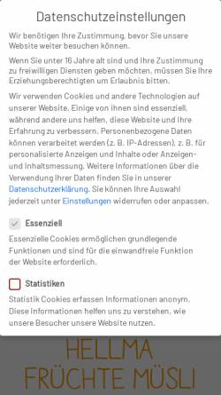 Vorschau der mobilen Webseite www.gastrozucker.de, Handelskontor für innovative Produkte Limited
