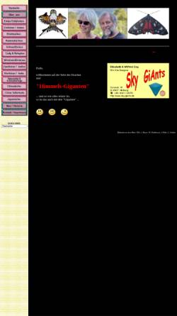 Vorschau der mobilen Webseite www.sky-giants.de, Himmels-Giganten